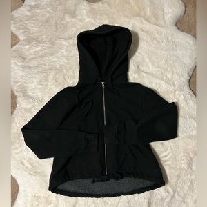 PINK brand Black Zip-up Sweatshirt